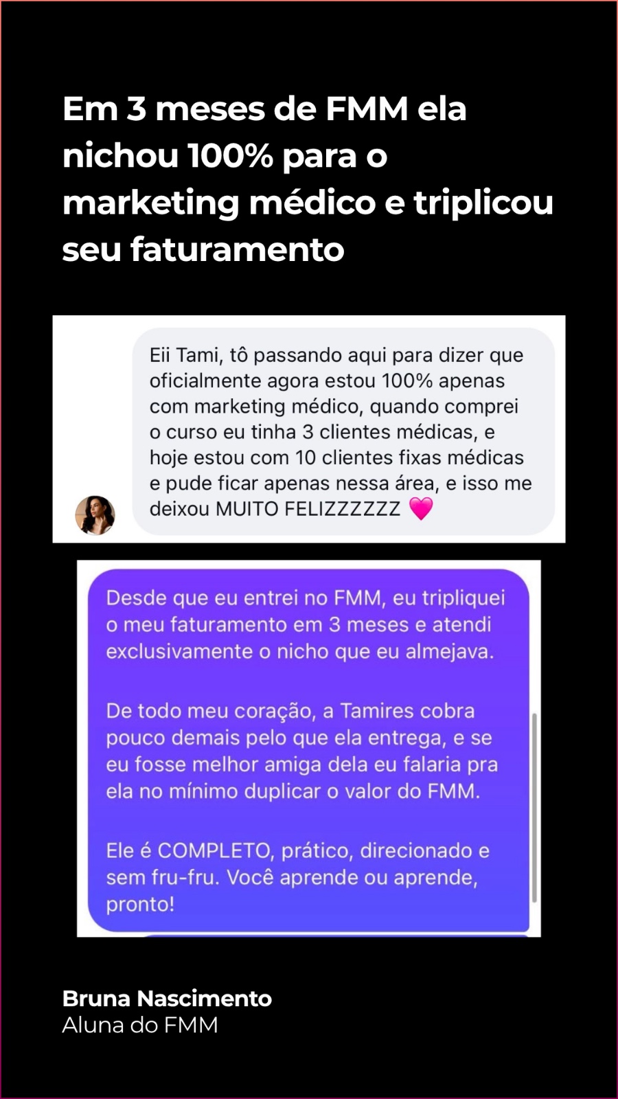 Depoimento de aluno do FMM 3