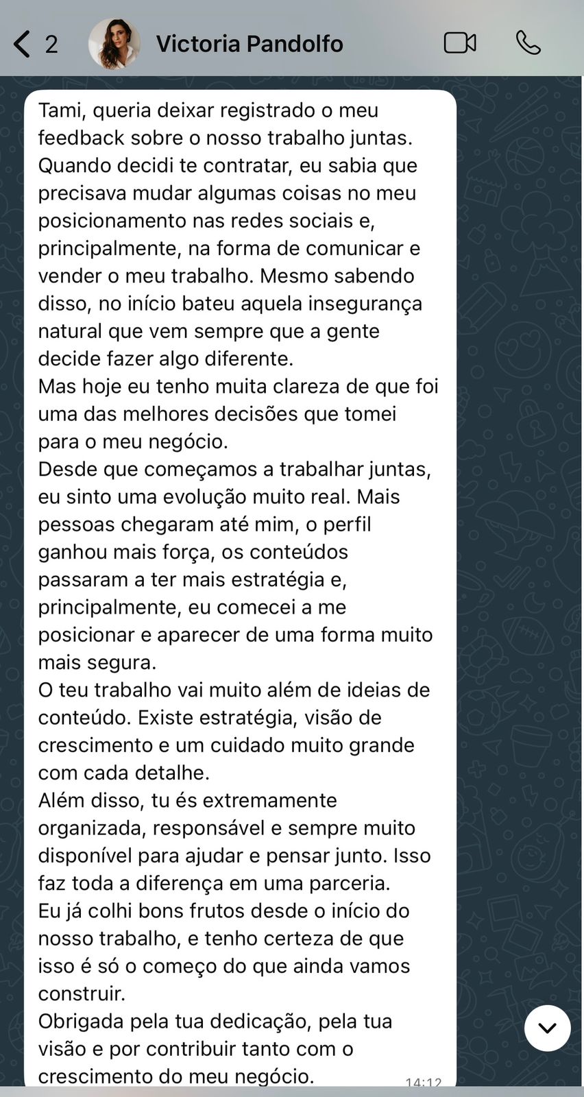 Depoimento de aluno do FMM 9